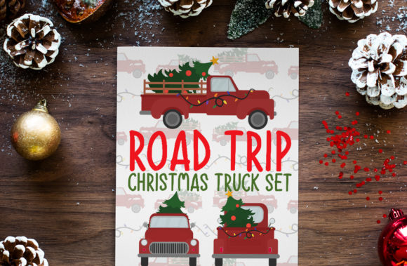 Road Trip, Christmas Truck Set