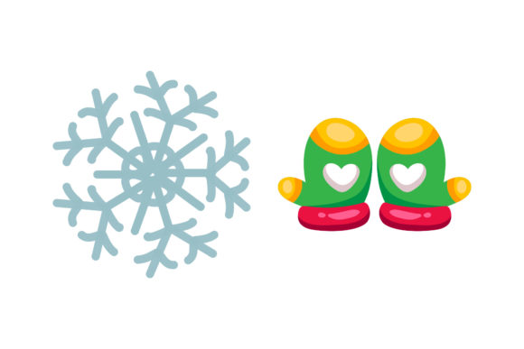 Snow Gloves Asset Christmas Set