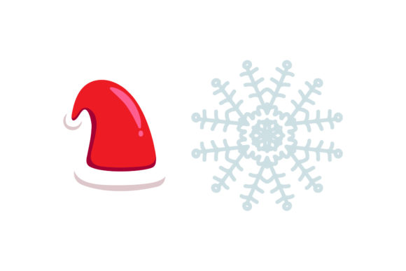 Snow Hat Asset Christmas Set Illustrations