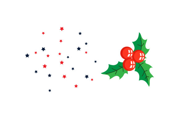 Star Mistletoe Christmas Asset