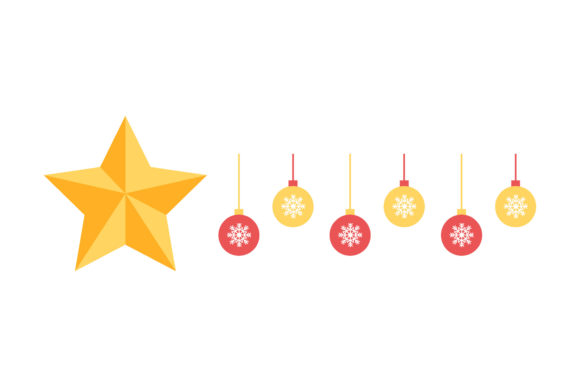 Stars Ornament Christmas Vectors Set