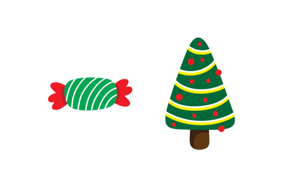 Tree Candy Set Christmas Asset